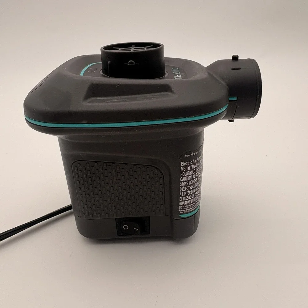 Intex Quick-Fill Electric Air Pump Inflator Deflator AP639 Black Camping Gear‎